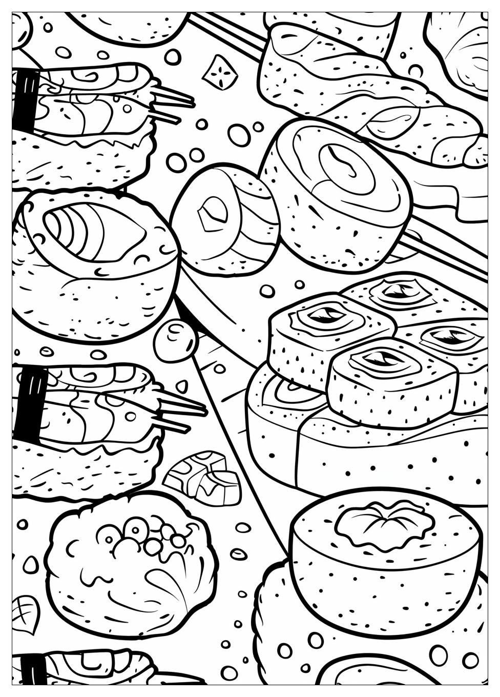 Sushi Coloring Pages-10