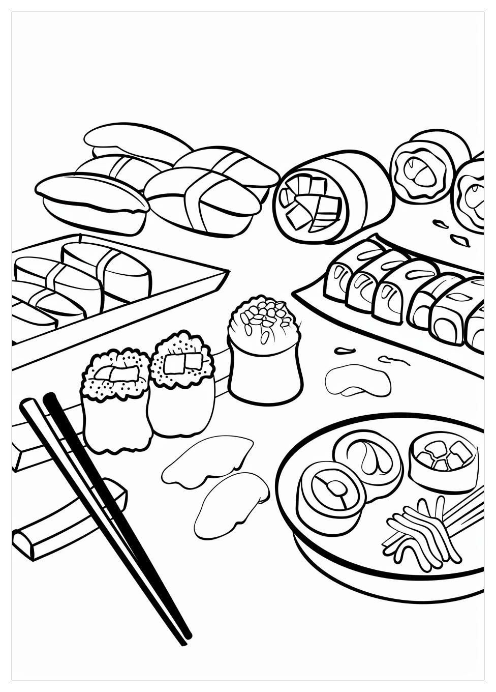 Sushi Coloring Pages-11