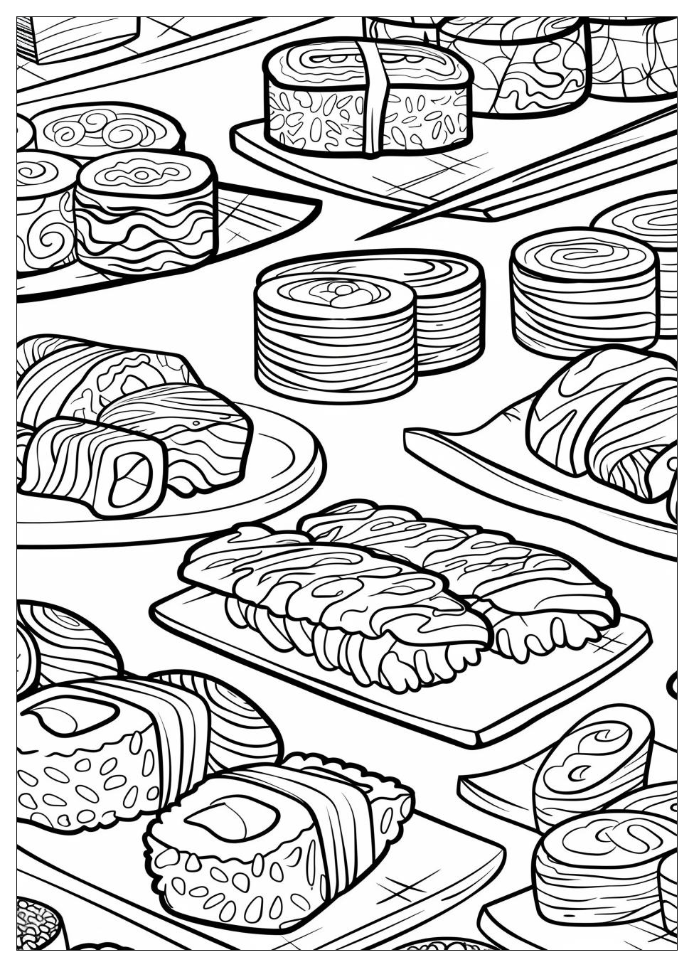 Sushi Coloring Pages-13