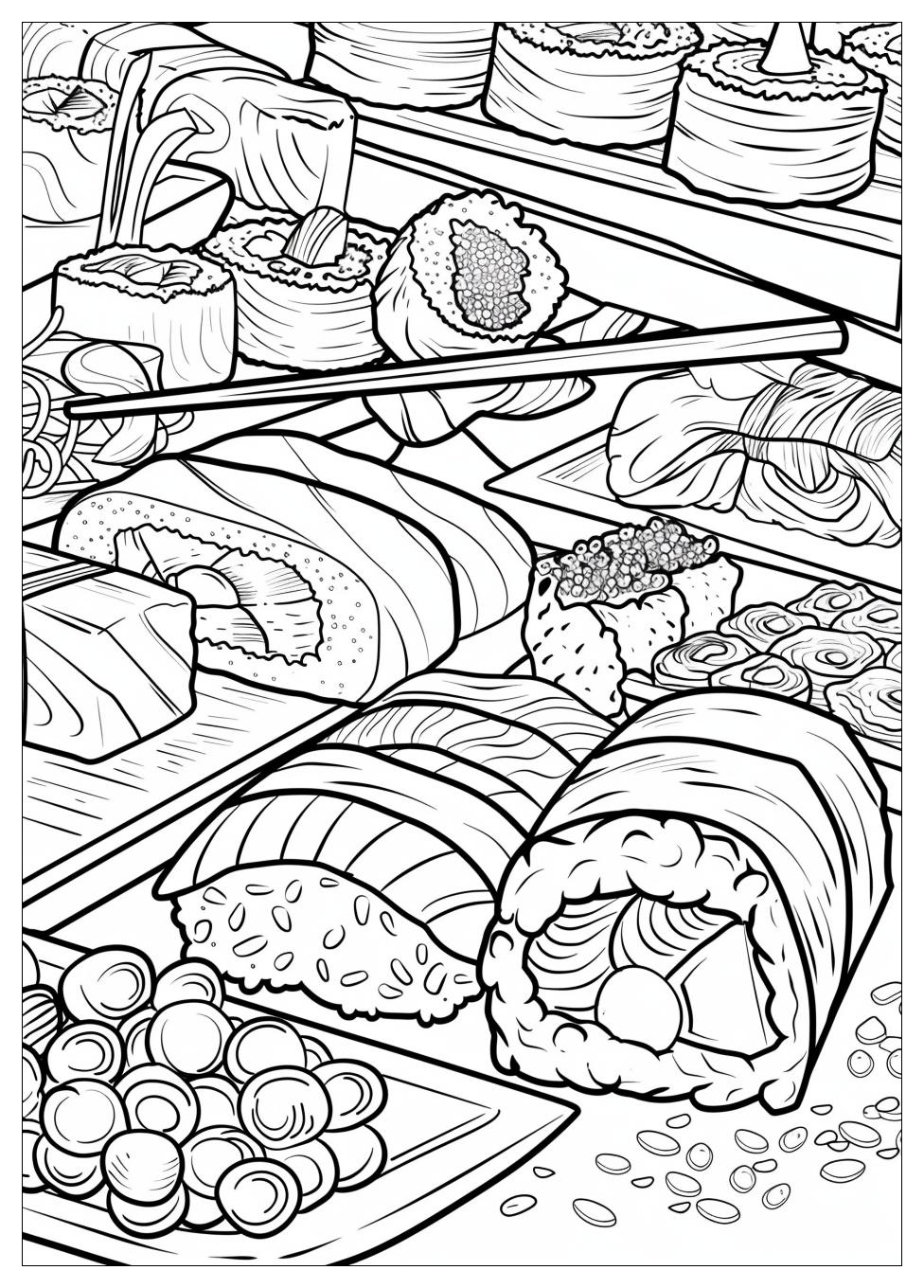 Sushi Coloring Pages-14