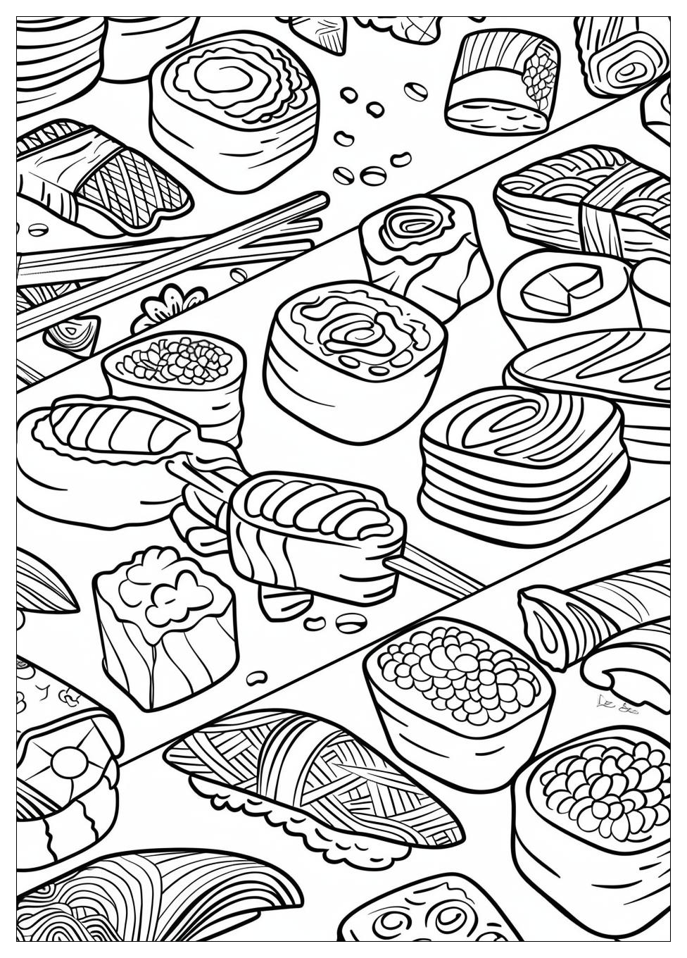 Sushi Coloring Pages-15