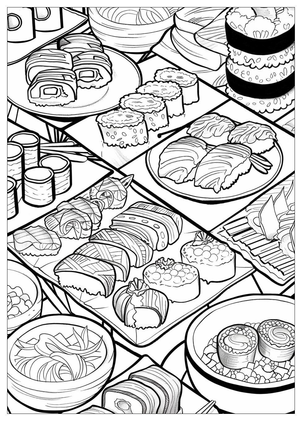 Sushi Coloring Pages-18