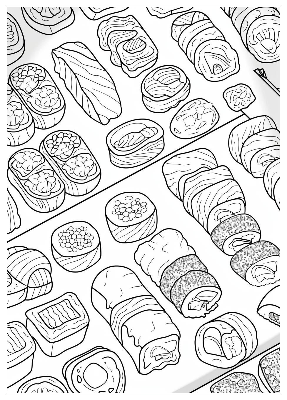 Sushi Coloring Pages-19