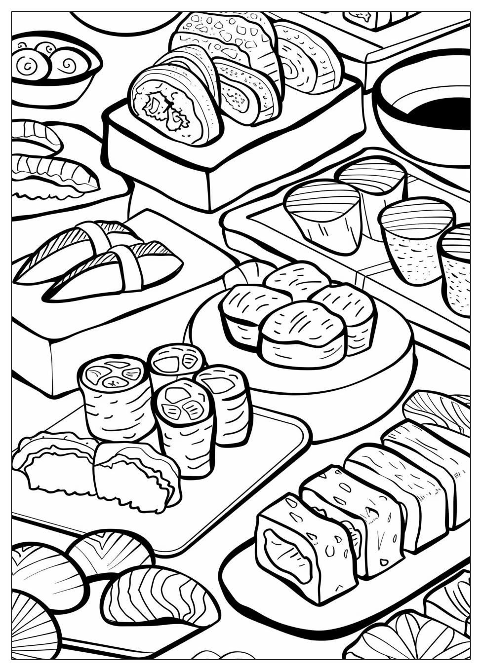 Sushi Coloring Pages-2