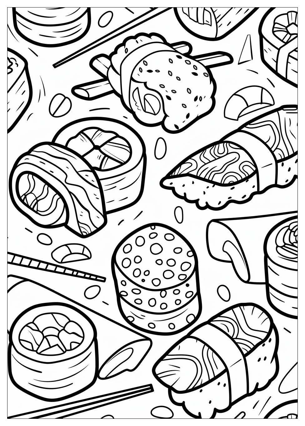 Sushi Coloring Pages-4