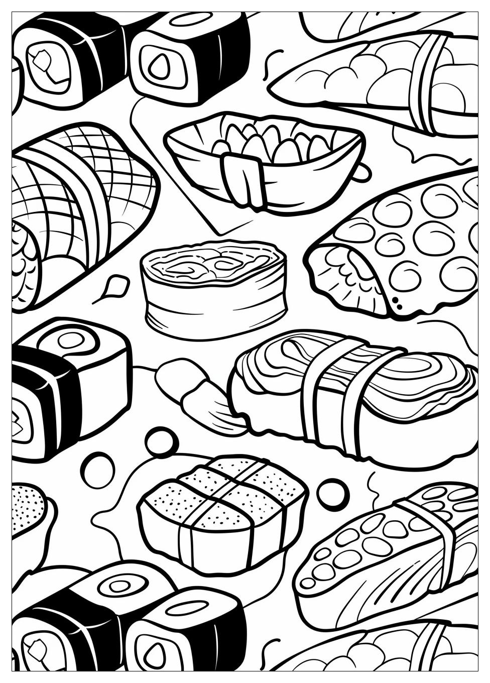 Sushi Coloring Pages-6