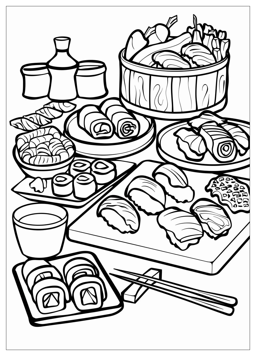 Sushi Coloring Pages-9