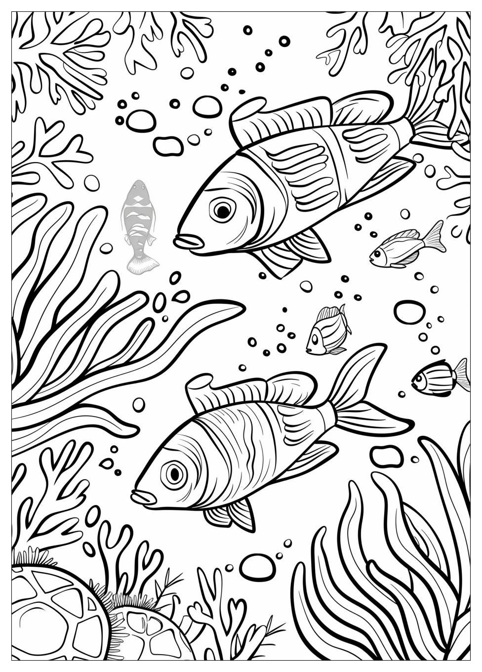 Swimming Coloring Pages-1