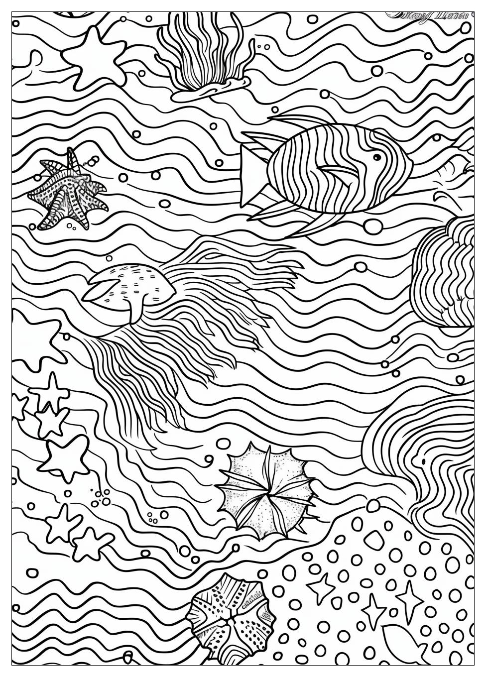 Swimming Coloring Pages-10