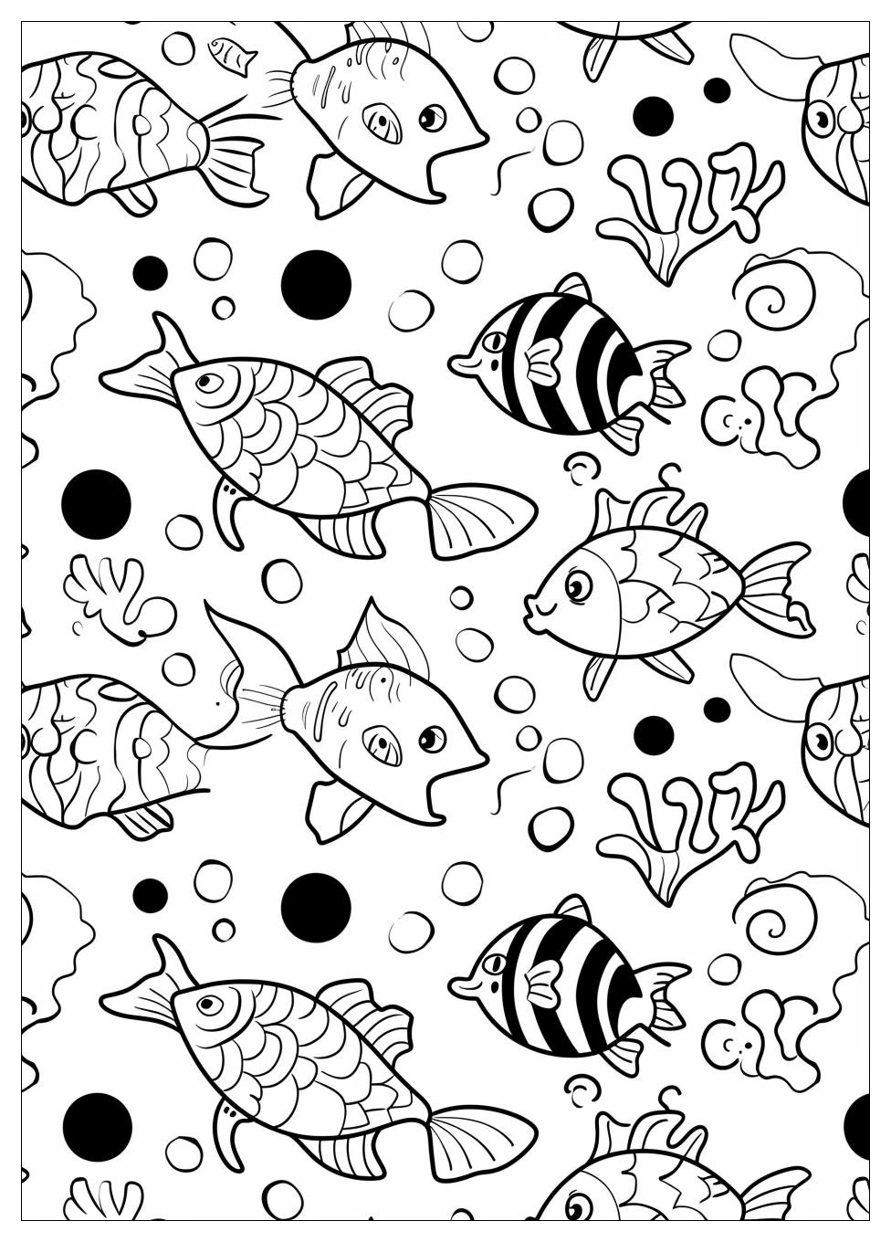 Swimming Coloring Pages-11