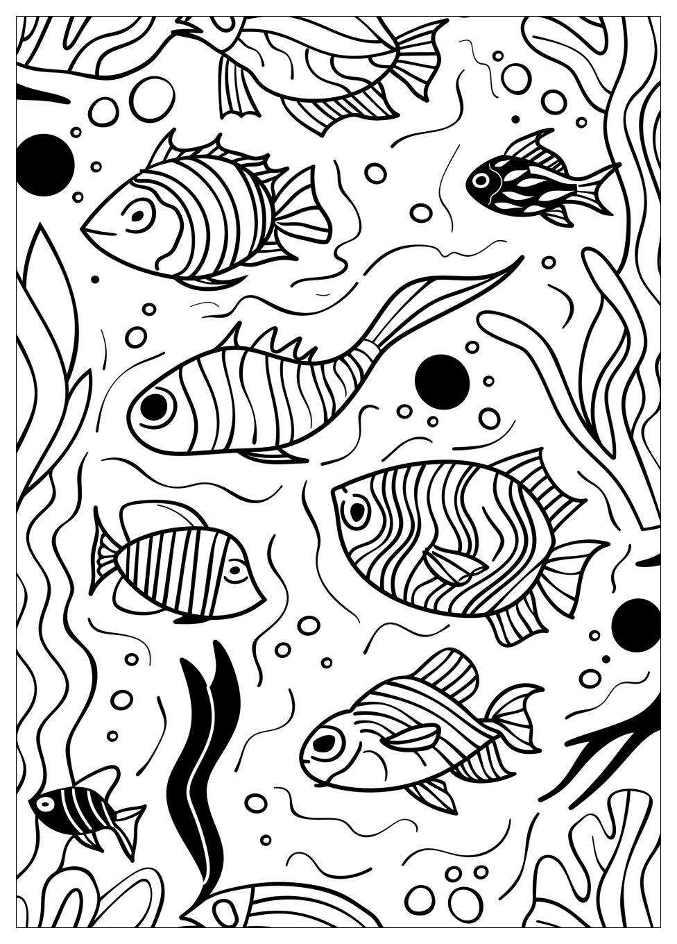 Swimming Coloring Pages-12