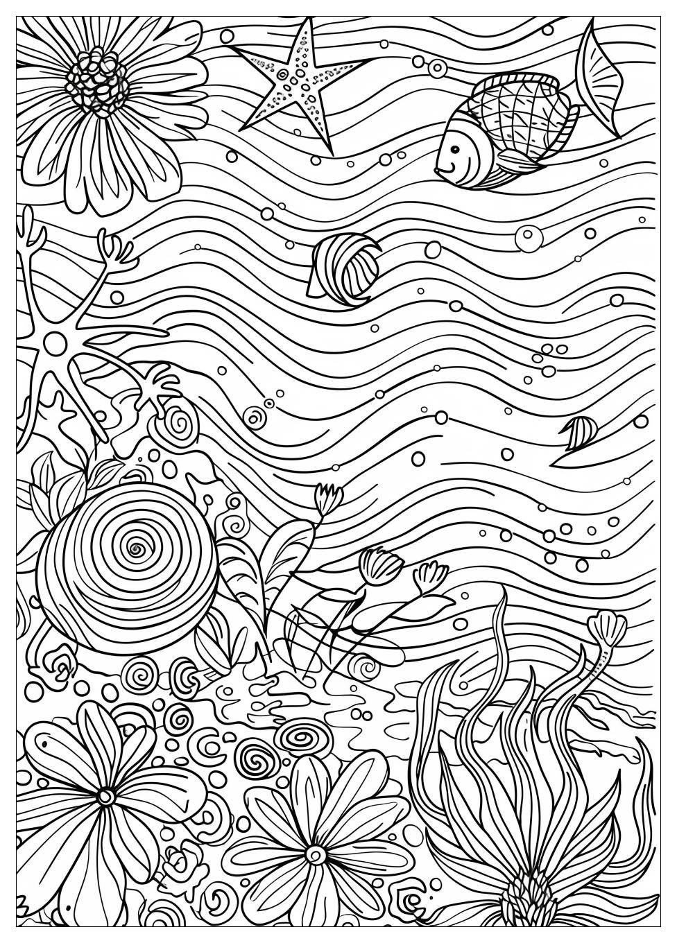 Swimming Coloring Pages-13