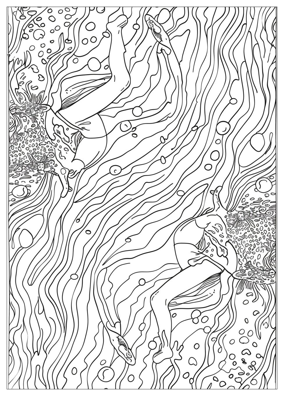 Swimming Coloring Pages-17