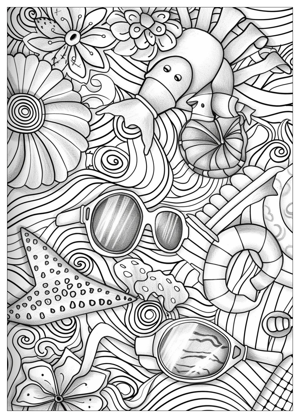 Swimming Coloring Pages-2