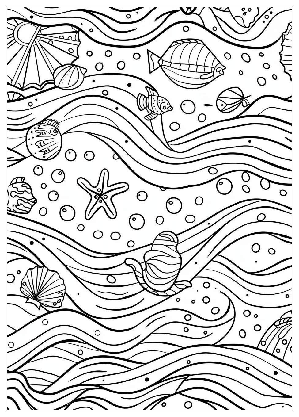 Swimming Coloring Pages-7