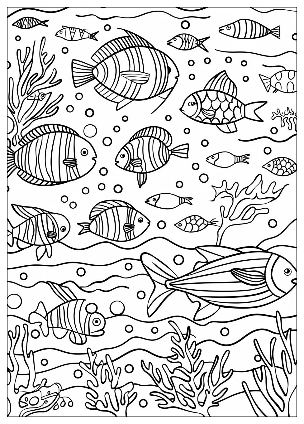 Swimming Coloring Pages-8