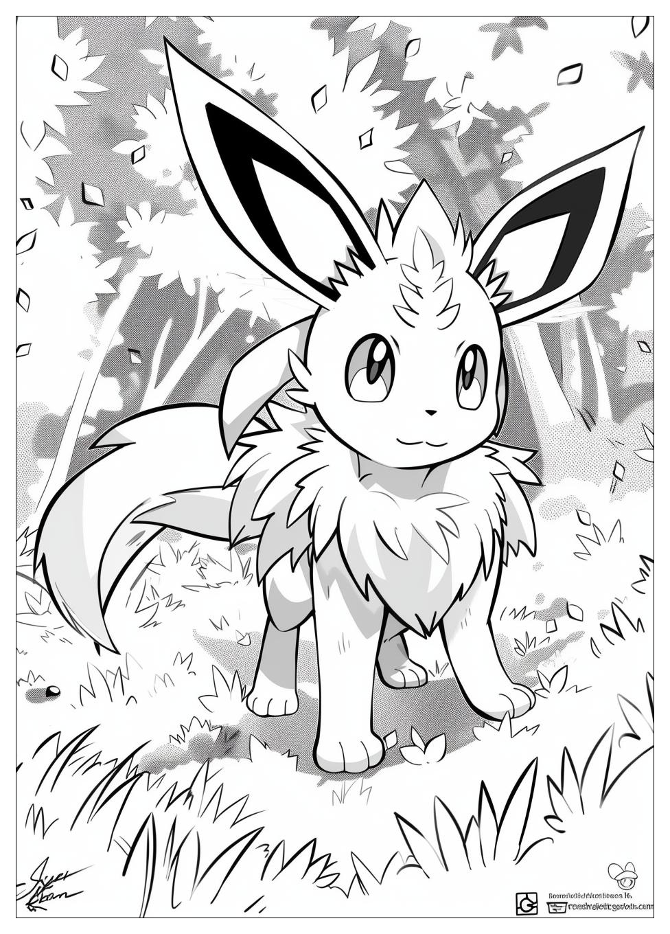 Sylveon Coloring Pages-1