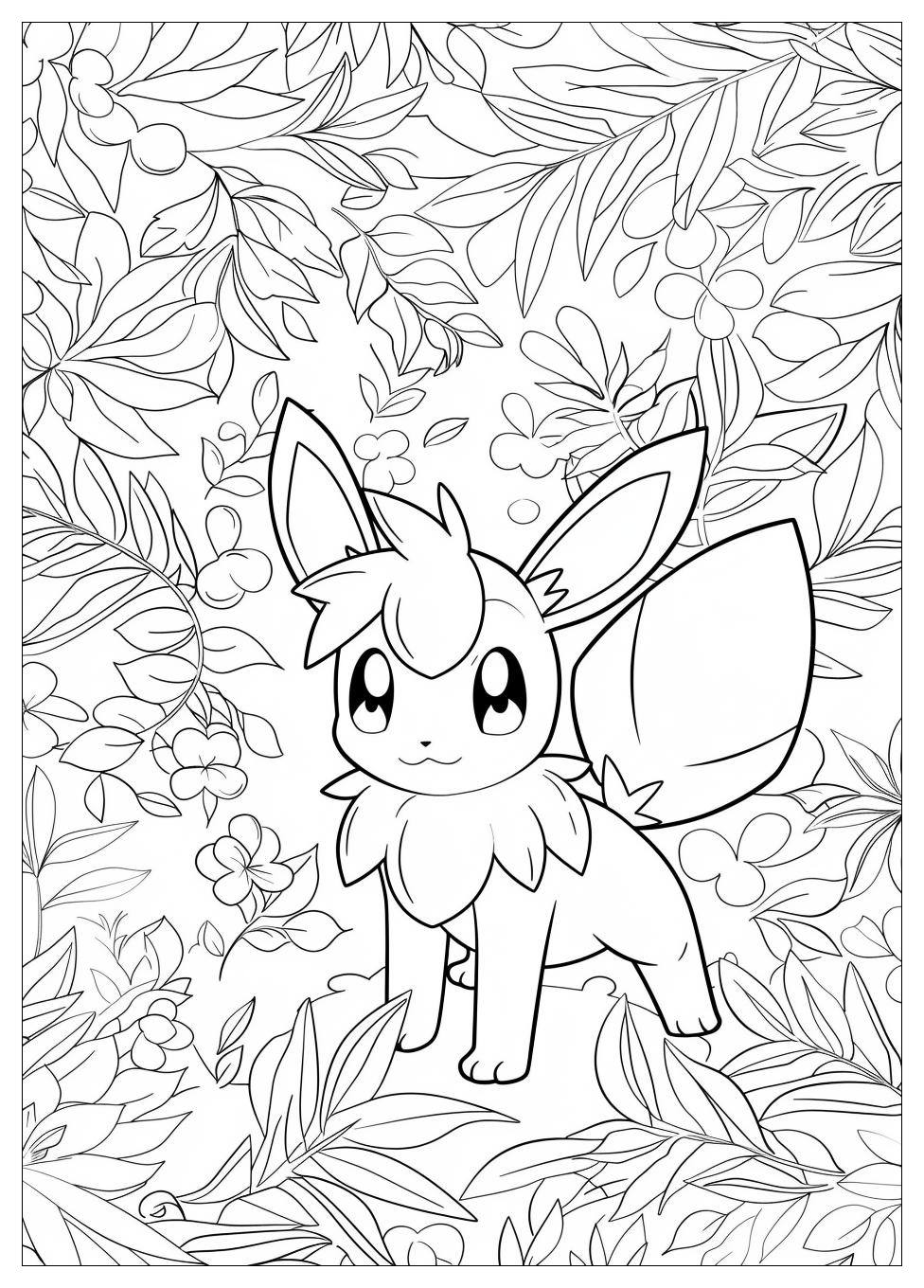 Sylveon Coloring Pages-11