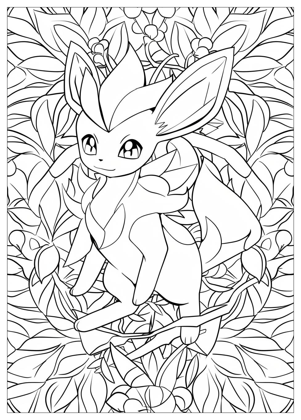 Sylveon Coloring Pages-12