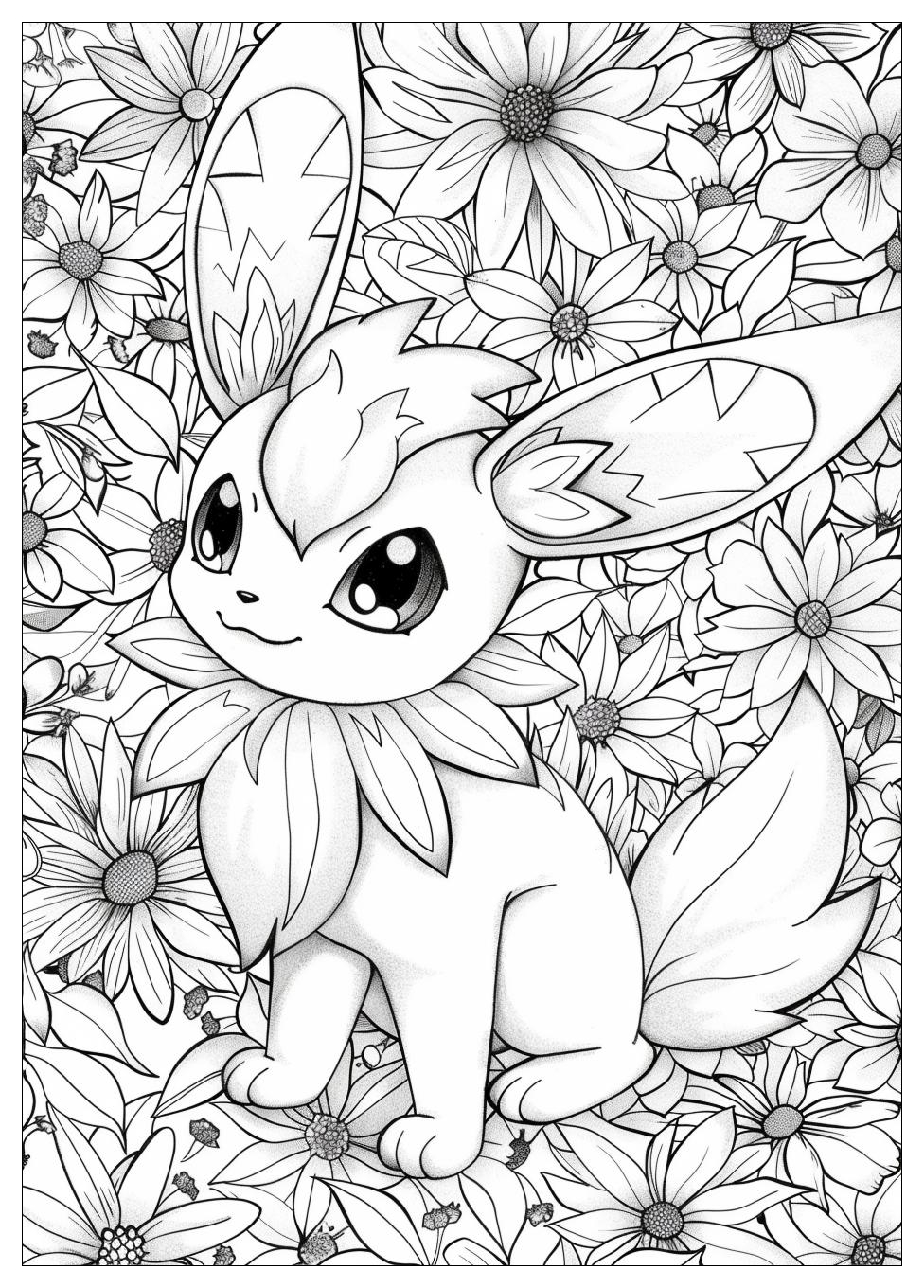 Sylveon Coloring Pages-14