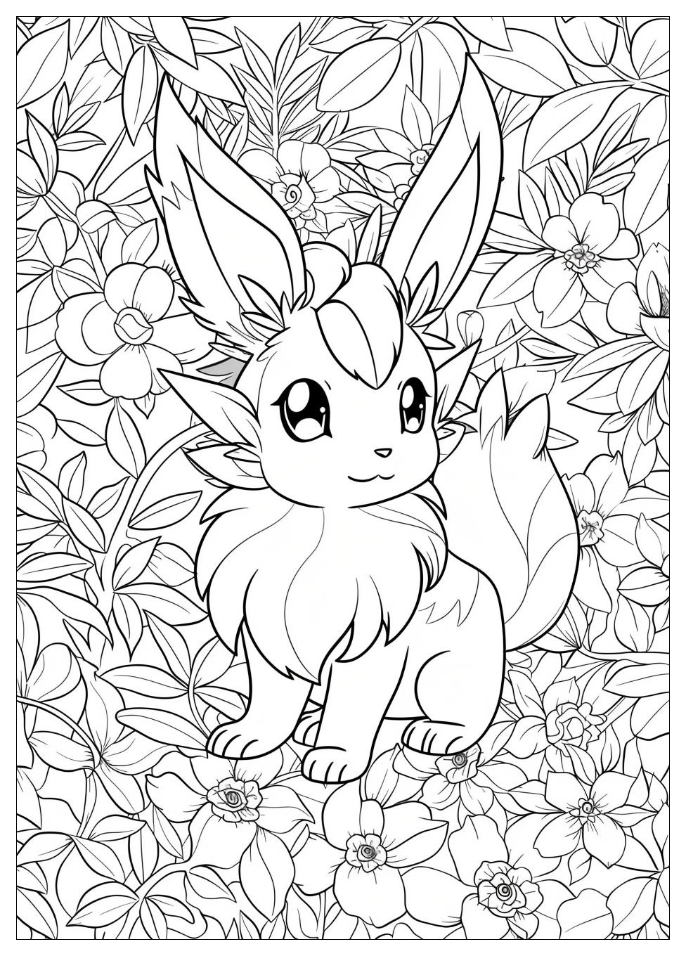 Sylveon Coloring Pages-16