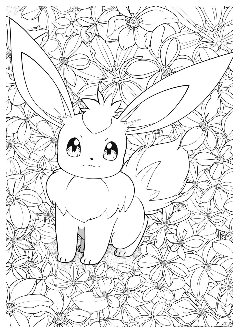 Sylveon Coloring Pages-17