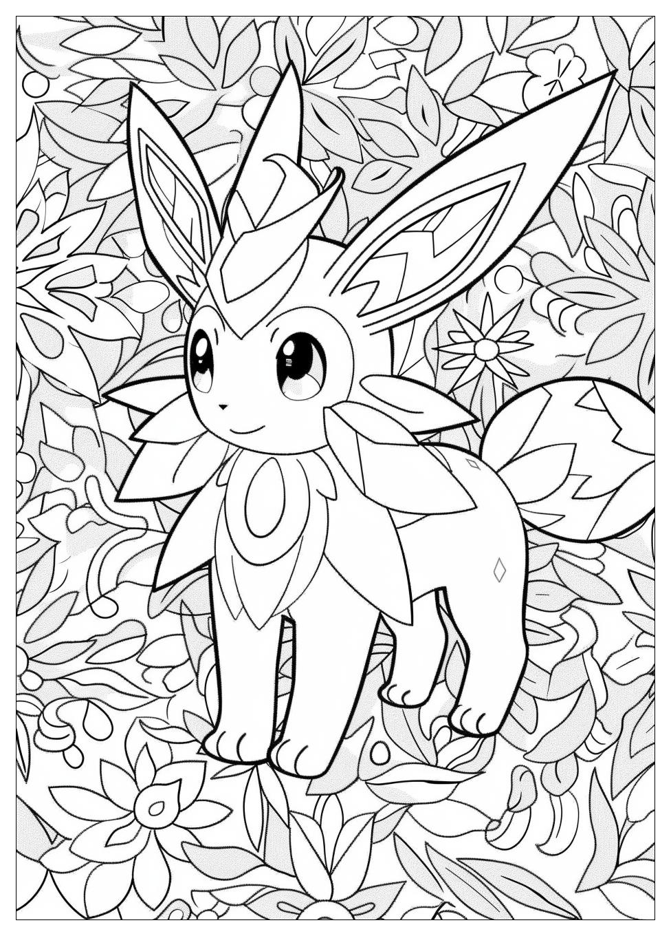 Sylveon Coloring Pages-19