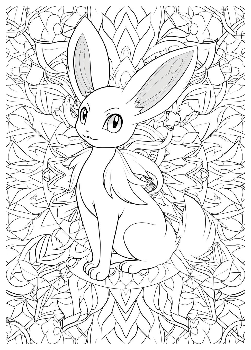 Sylveon Coloring Pages-2