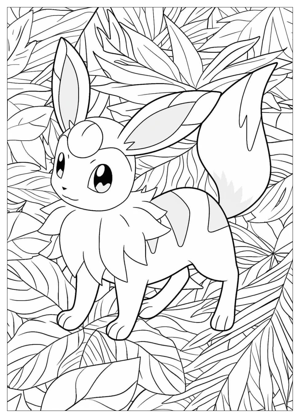 Sylveon Coloring Pages-3