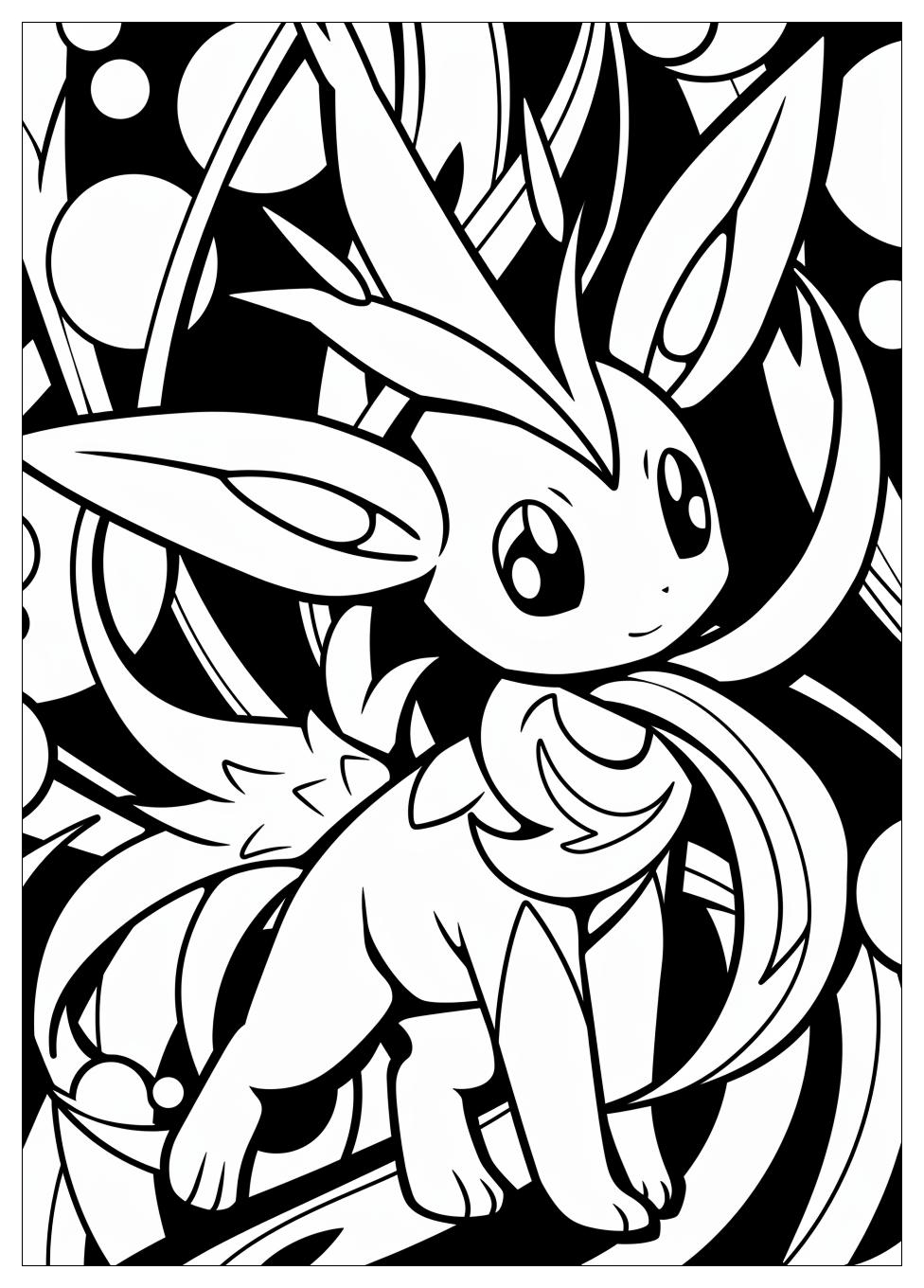 Sylveon Coloring Pages-4