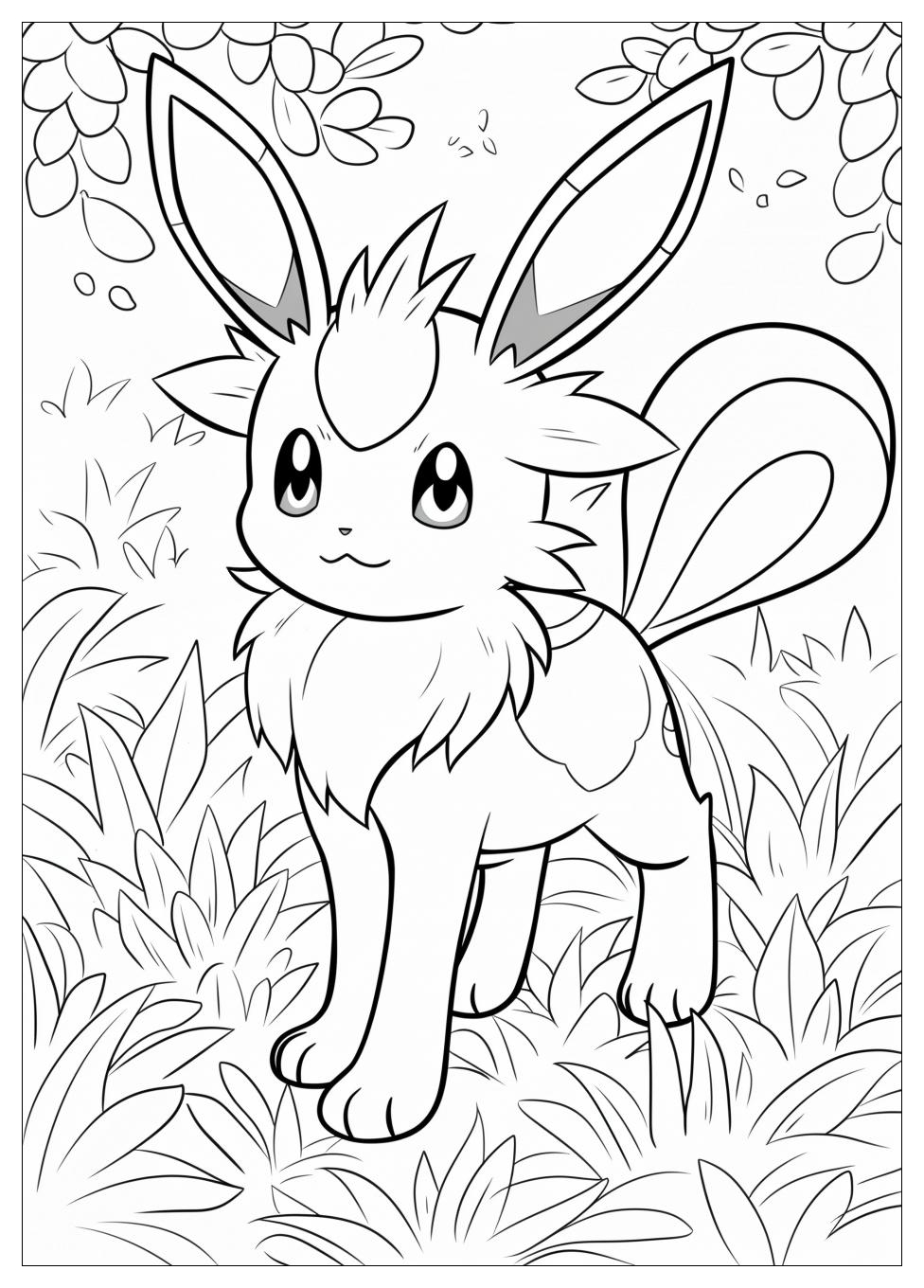 Sylveon Coloring Pages-5