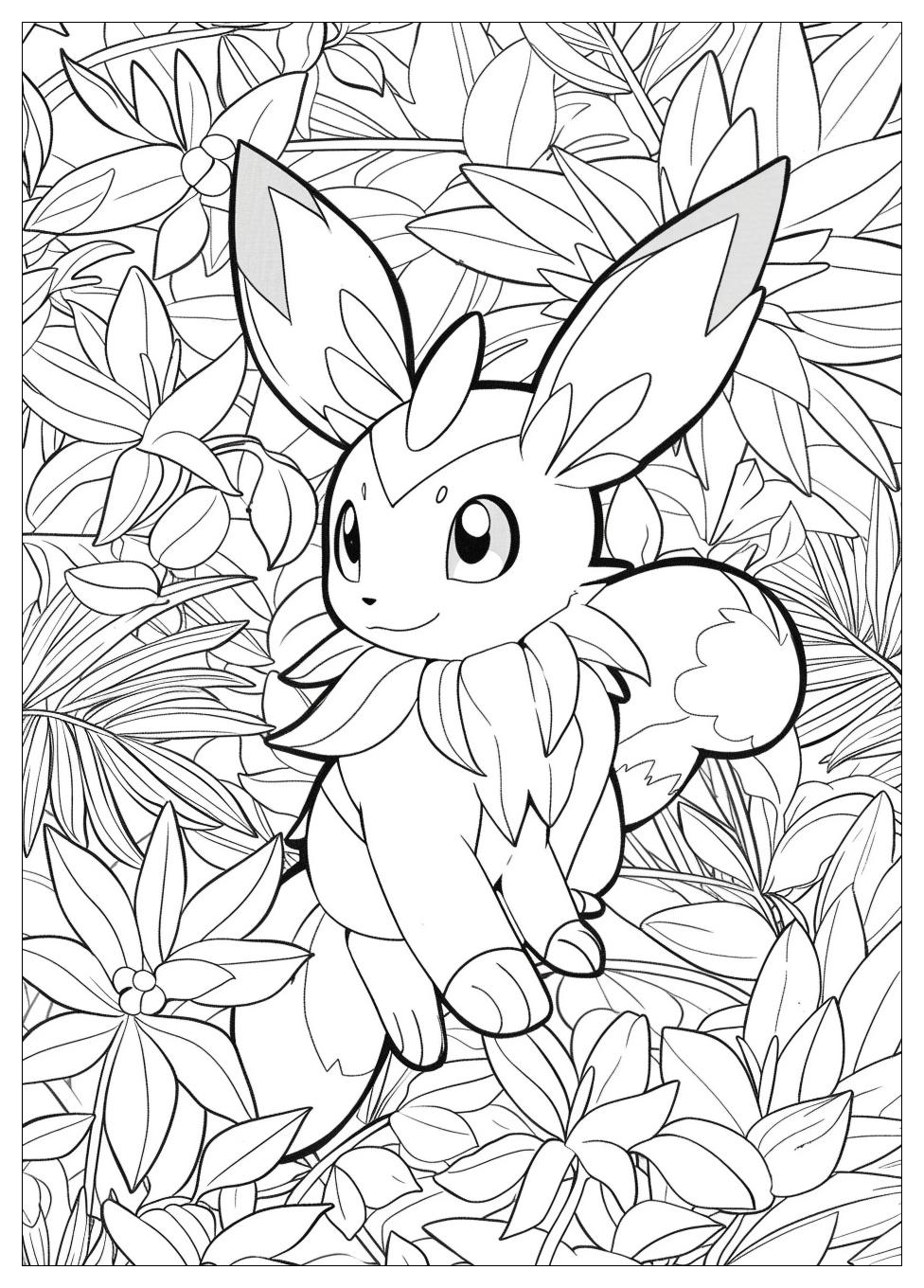 Sylveon Coloring Pages-6