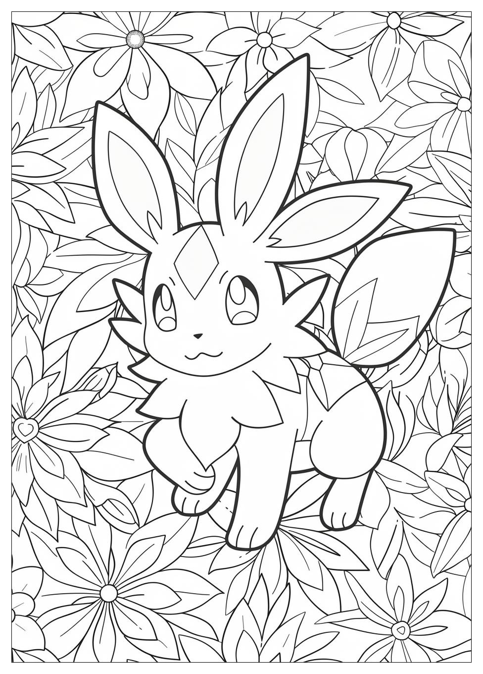 Sylveon Coloring Pages-7