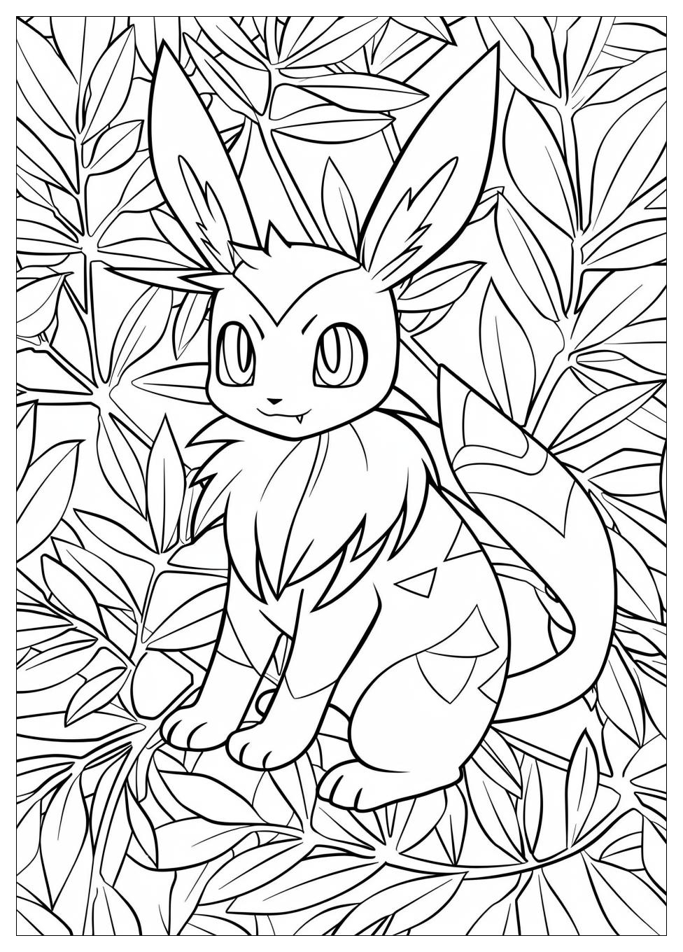 Sylveon Coloring Pages-8