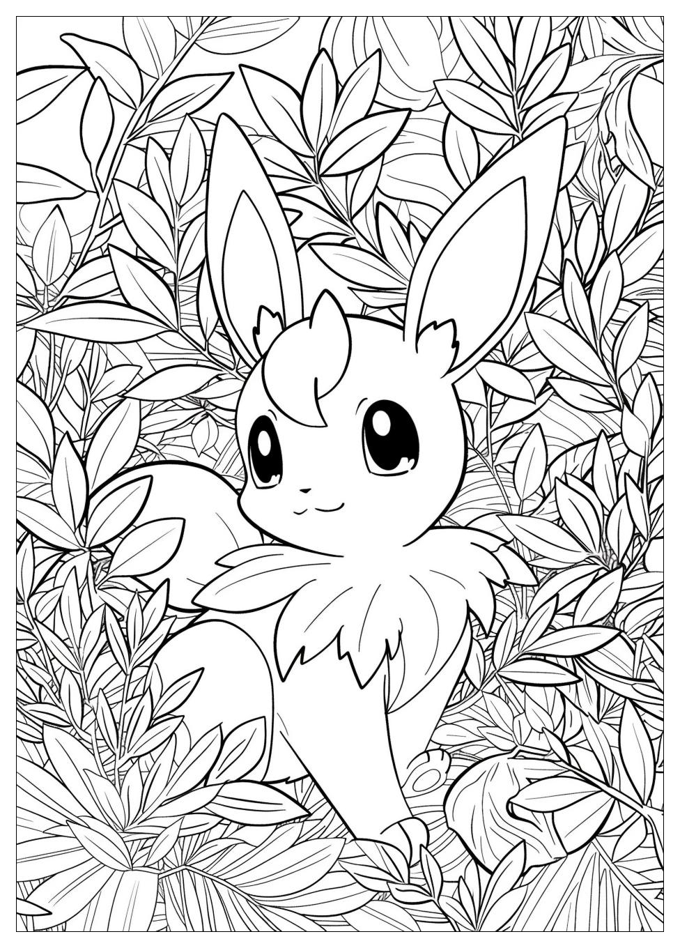 Sylveon Coloring Pages-9