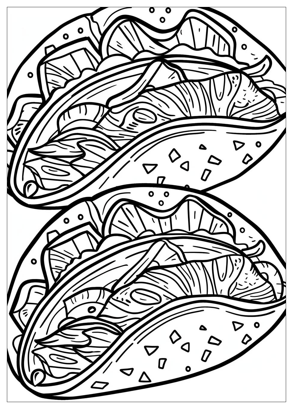 Taco Coloring Pages-10