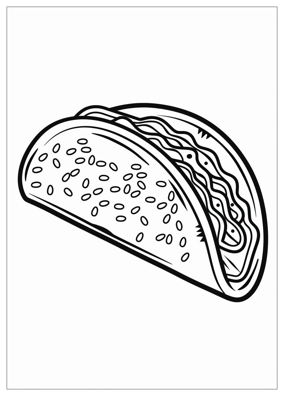 Taco Coloring Pages-12