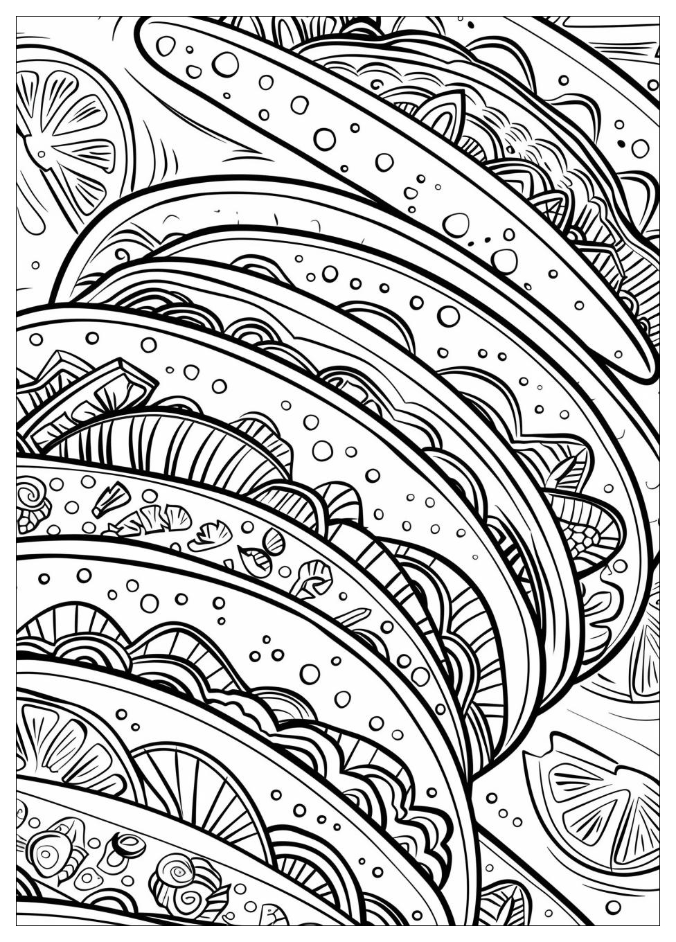 Taco Coloring Pages-13