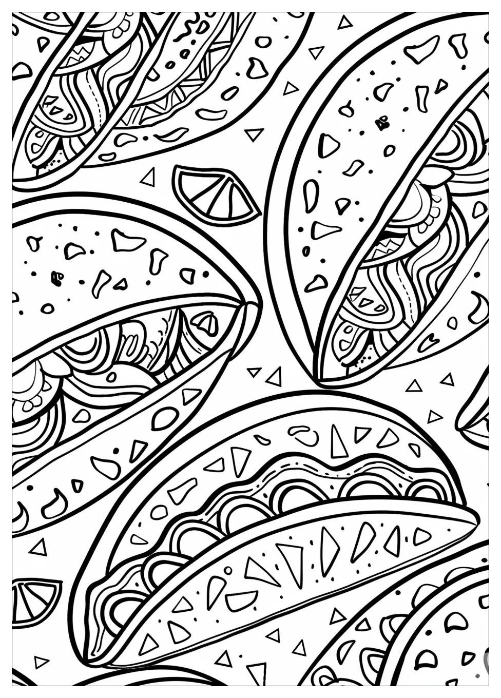 Taco Coloring Pages-15