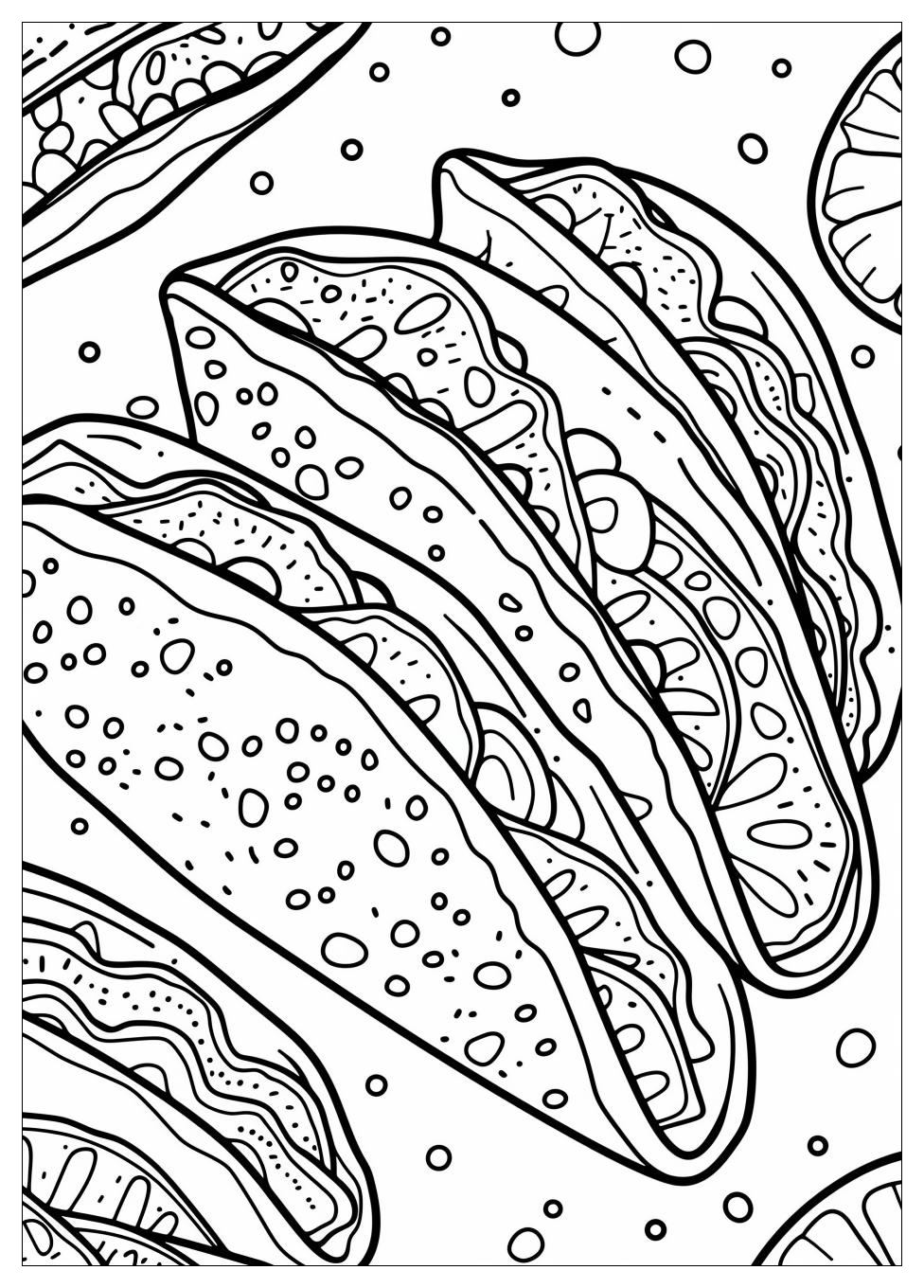 Taco Coloring Pages-16