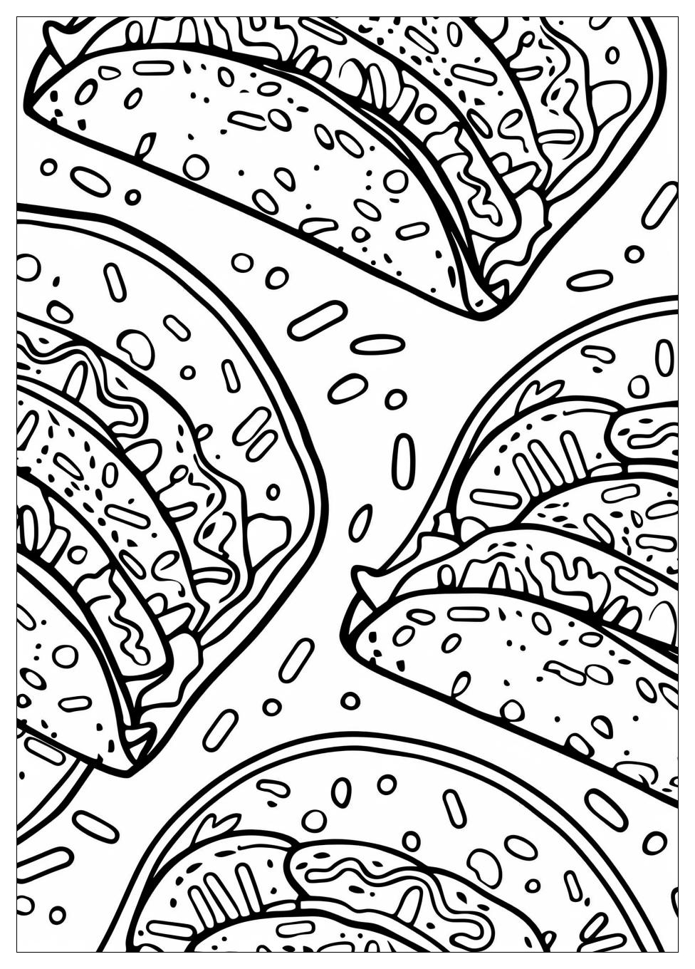 Taco Coloring Pages-17