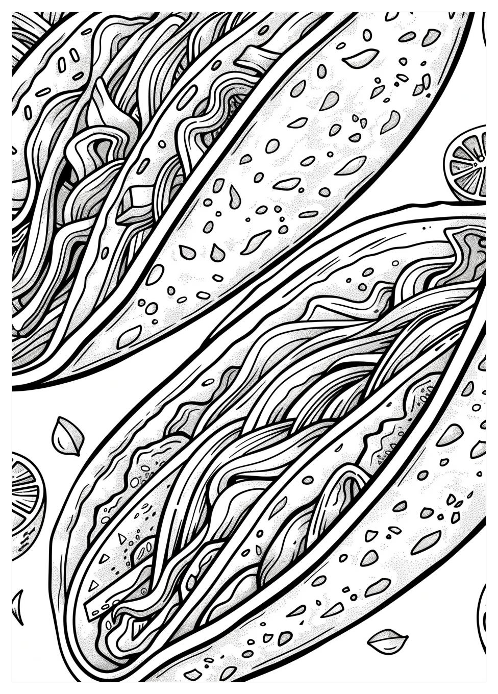 Taco Coloring Pages-18