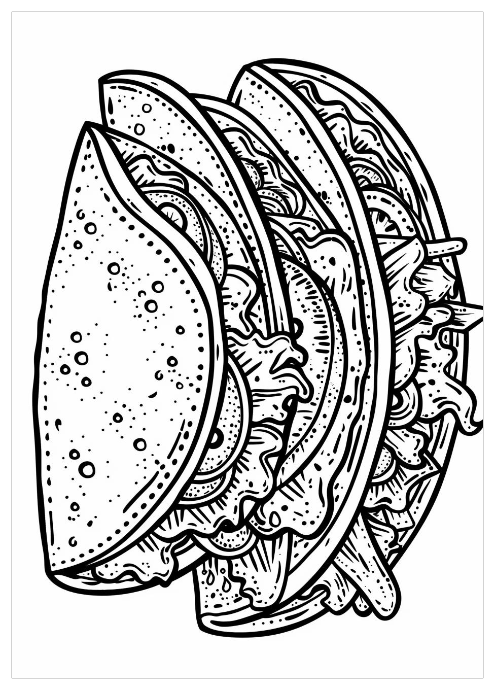 Taco Coloring Pages-19