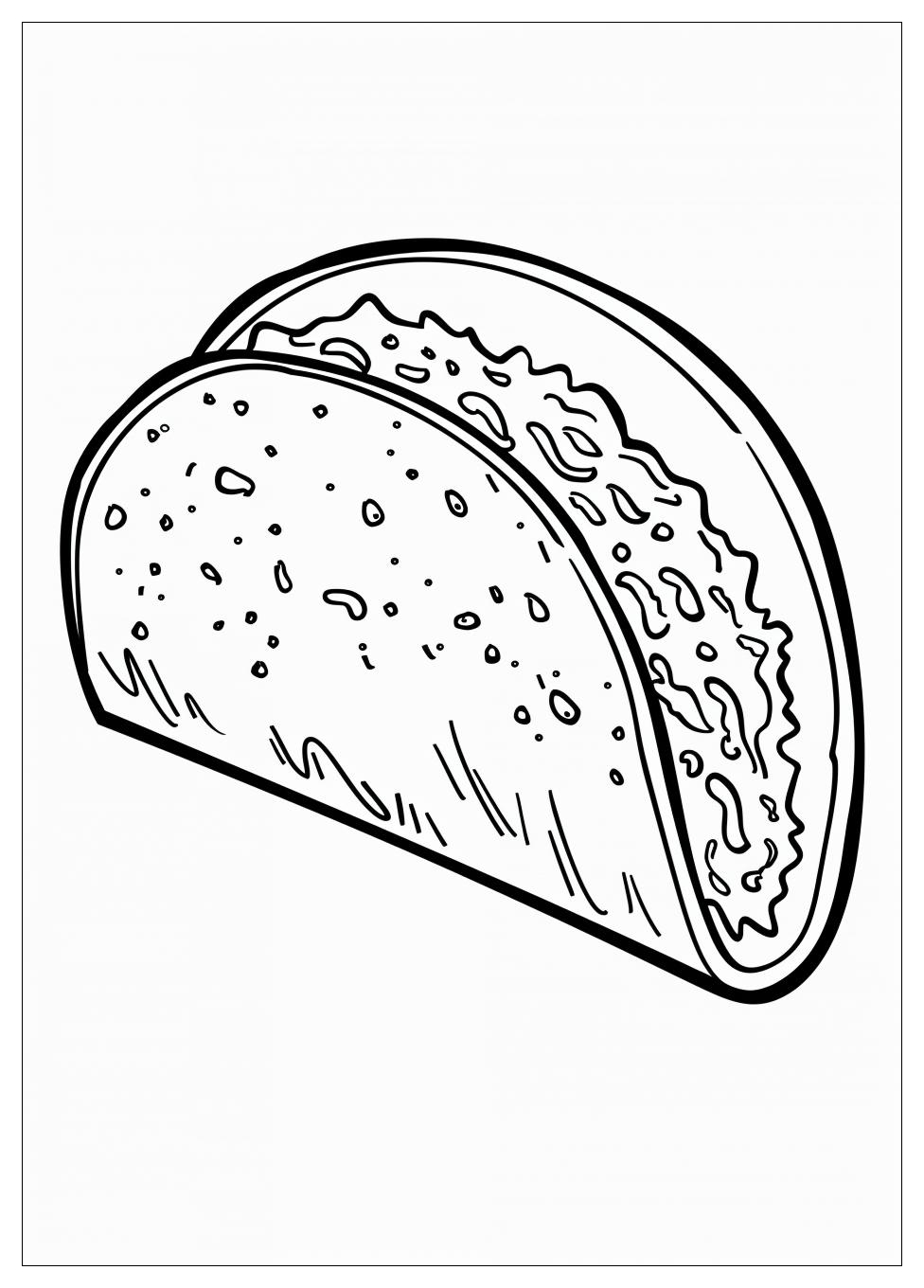 Taco Coloring Pages-2