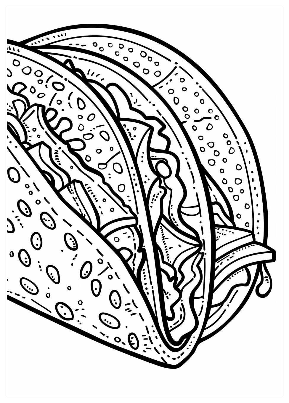 Taco Coloring Pages-20