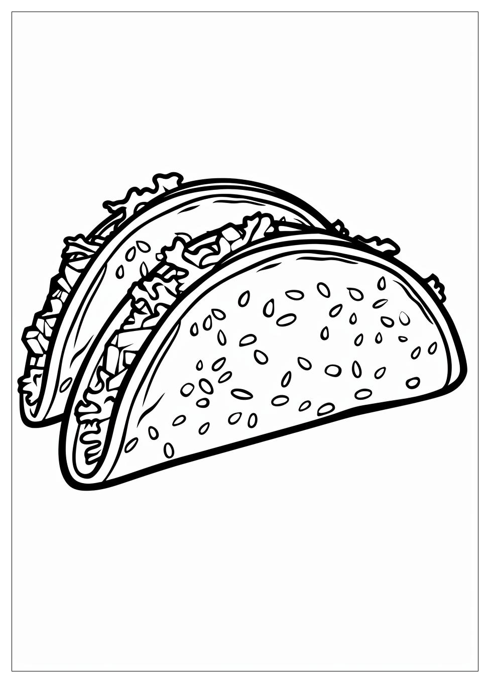 Taco Coloring Pages-4