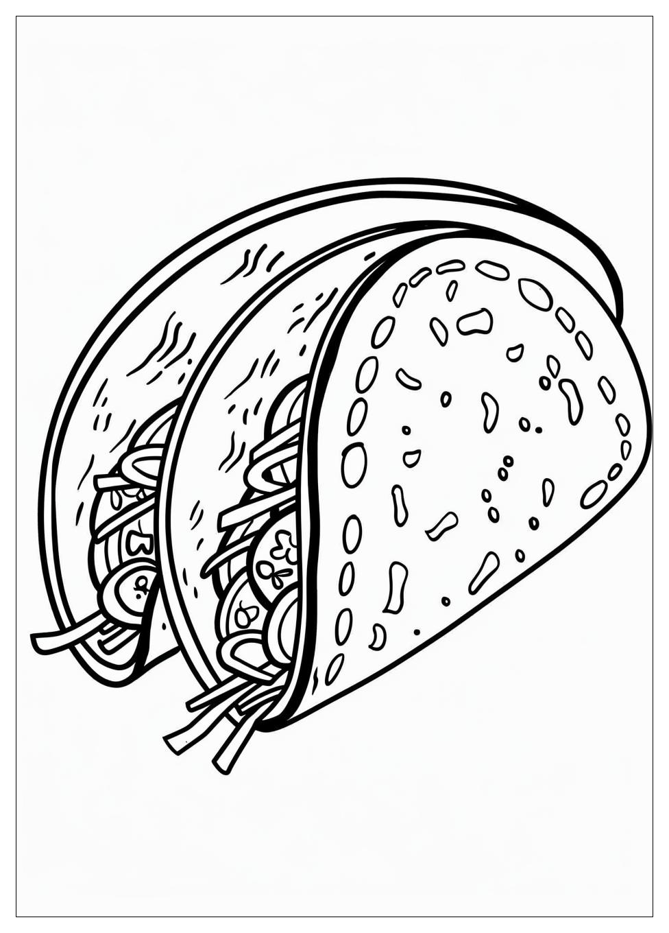 Taco Coloring Pages-5