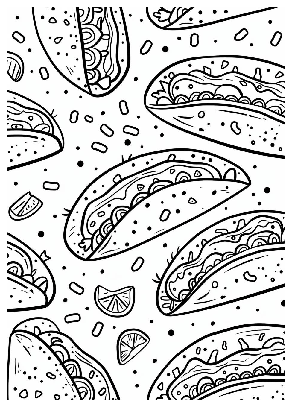 Taco Coloring Pages-6