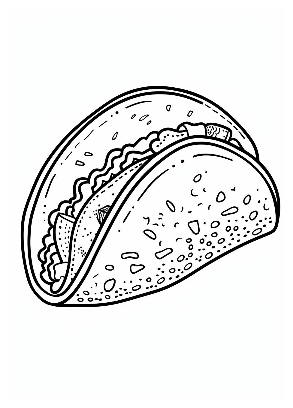 Taco Coloring Pages-7