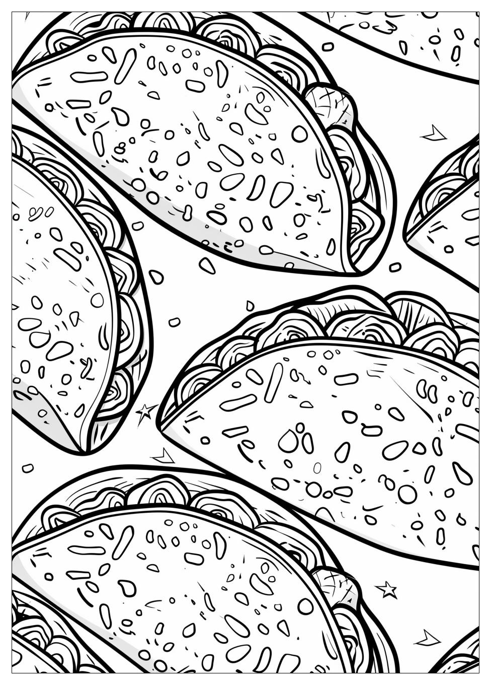 Taco Coloring Pages-9